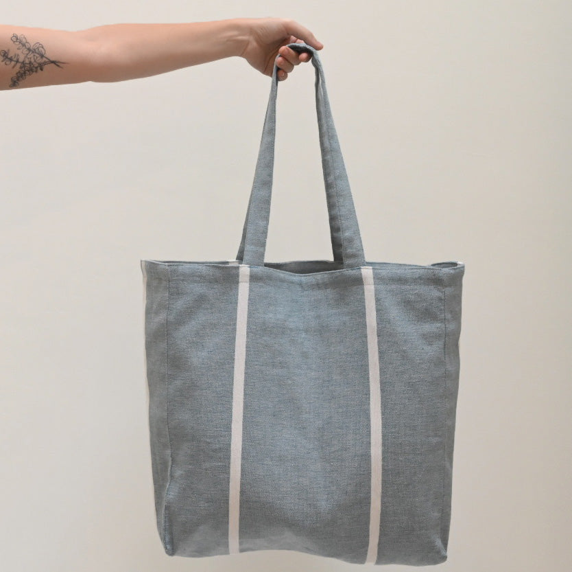 Tote - Blue Chambray