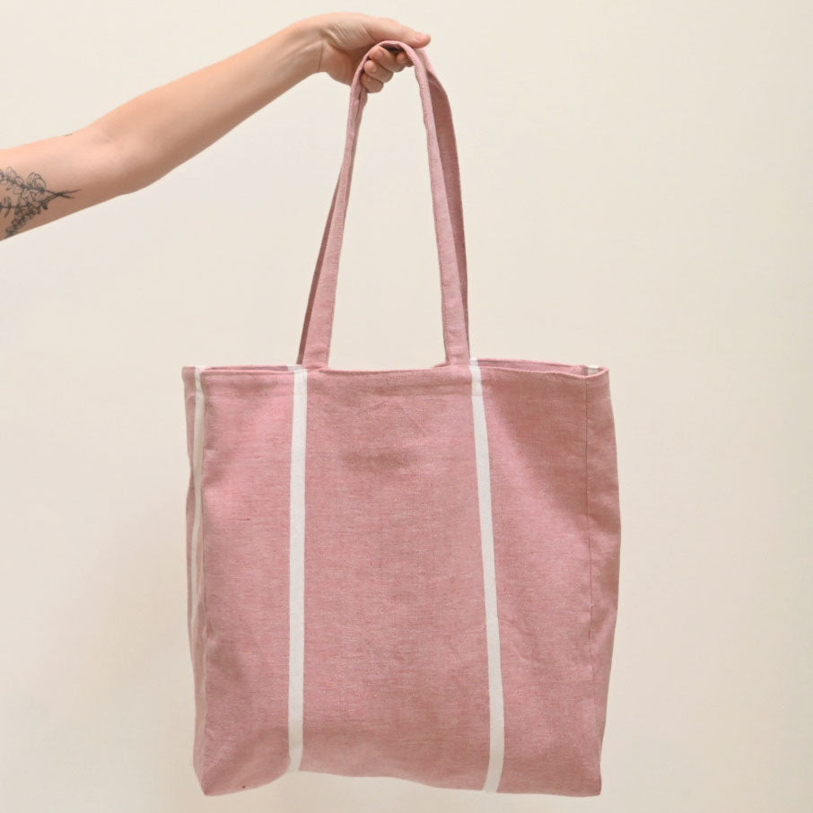 Tote - Pink Chambray