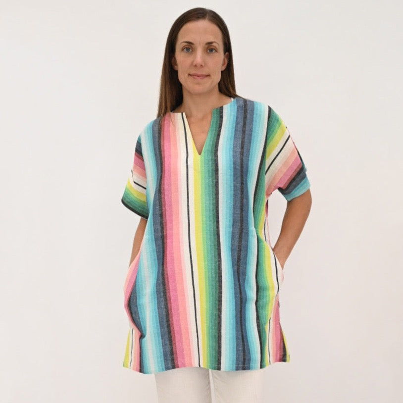 Baja Kaftan - Linen Serape