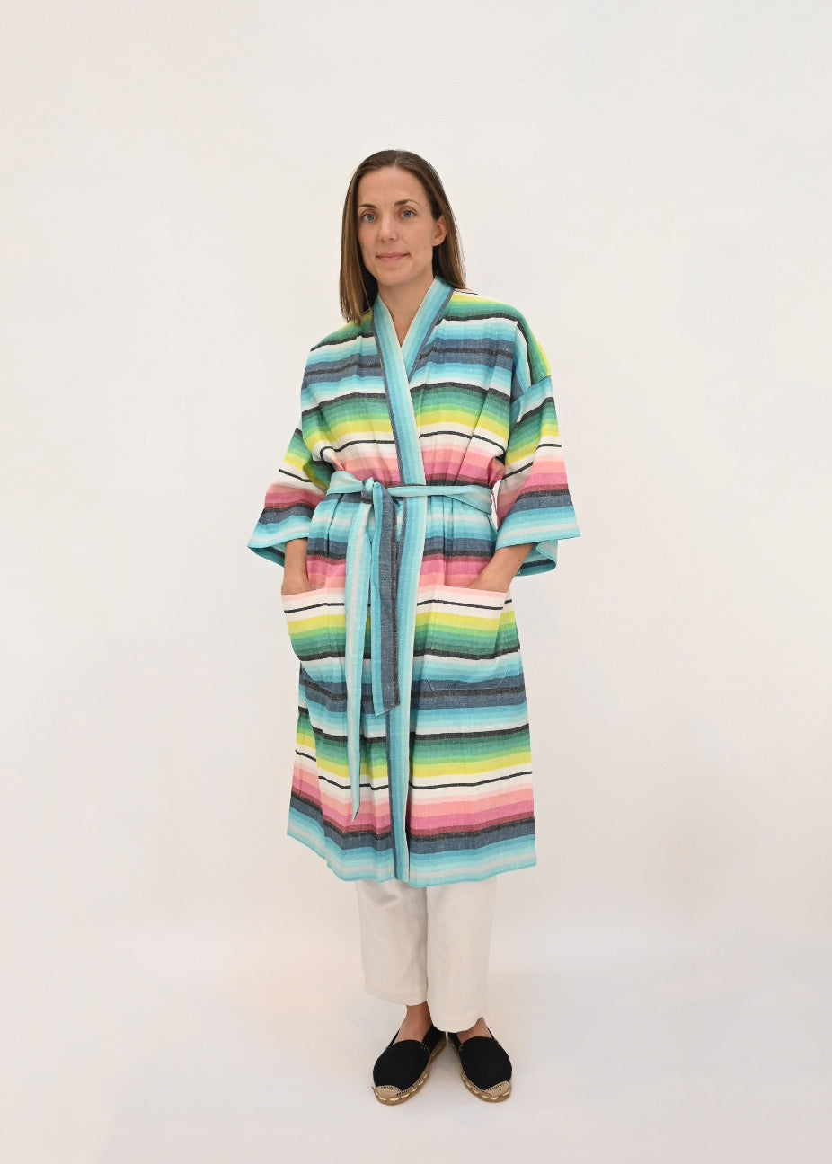 Robe - Linen Serape