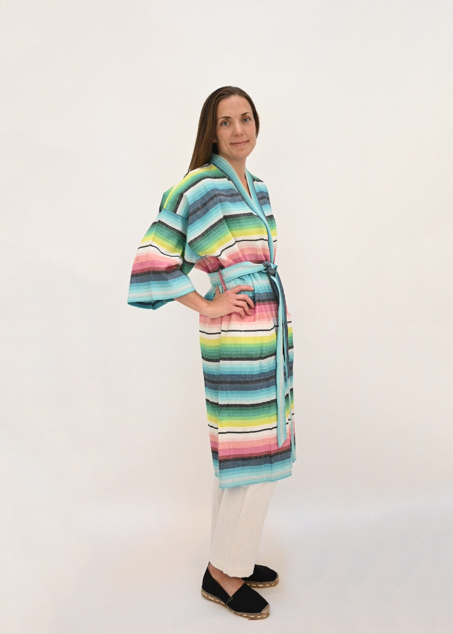 Robe - Linen Serape